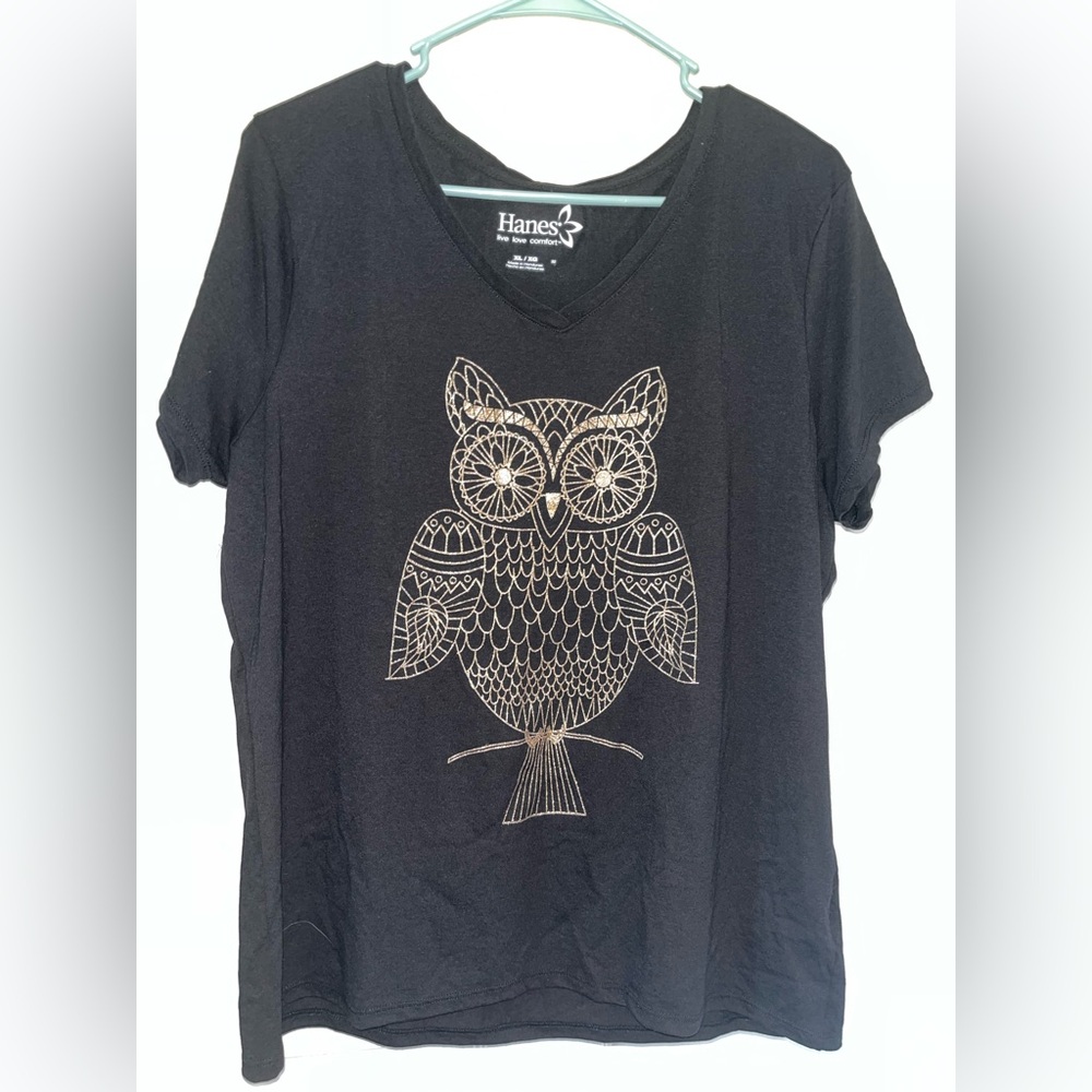 Hanes Black Comfort T-Shirt